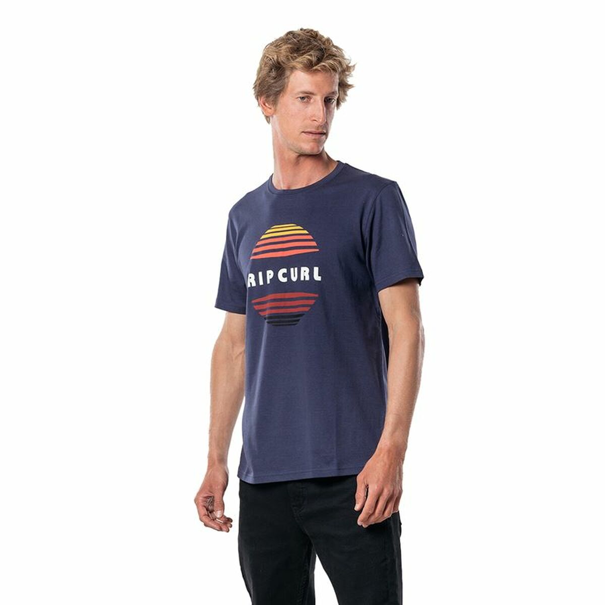 T-shirt med kortärm Herr Rip Curl El Mama Mörkblå Män - 2