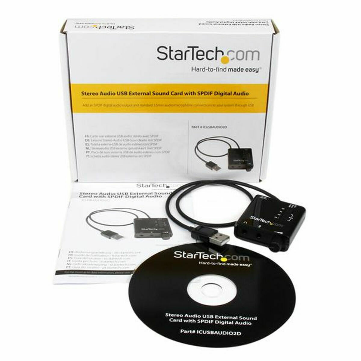 Ljudkort Startech ICUSBAUDIO2D - 3