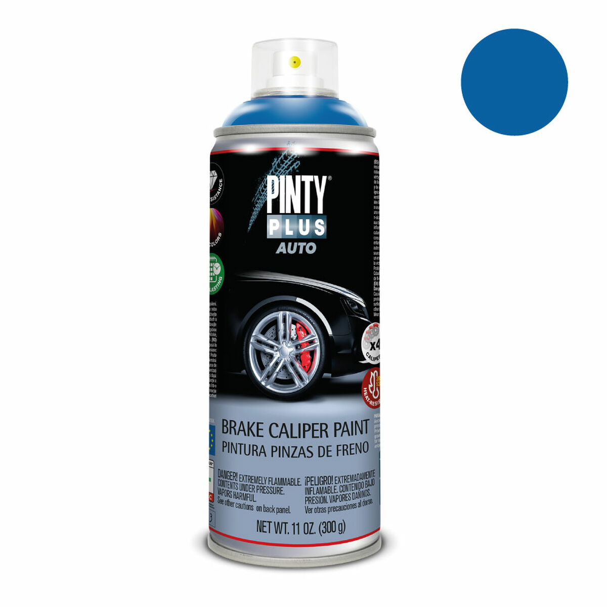 Sprejfärg Pintyplus Auto PF118 400 ml Bromsok Blå - 4