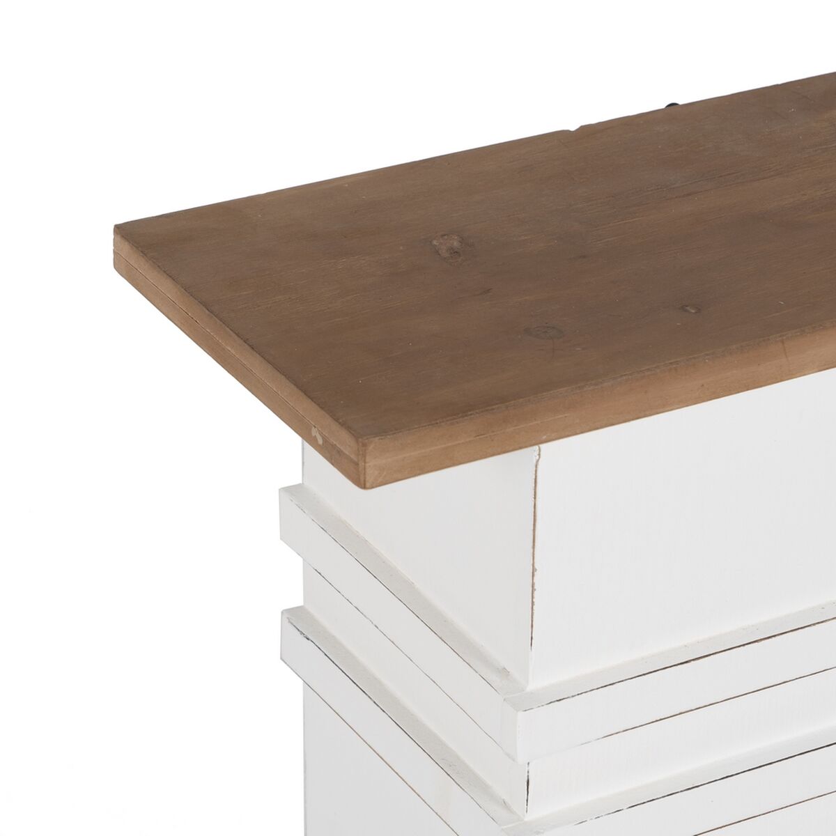 Öppen spis Granträ Trä MDF 108 x 20 x 100 cm - 6
