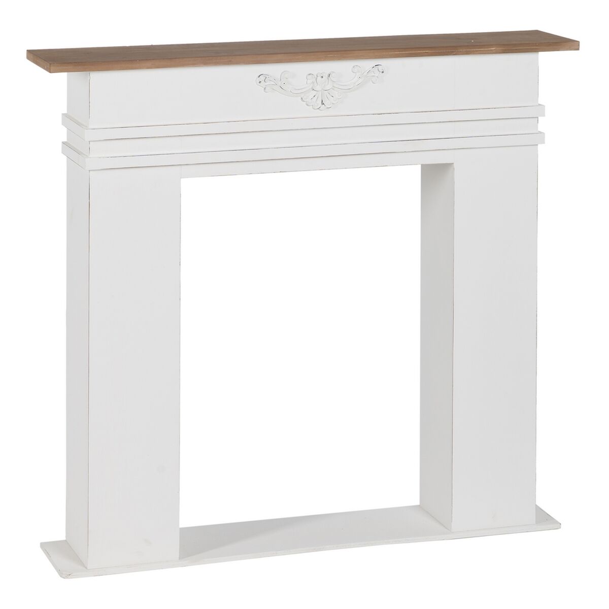 Öppen spis Granträ Trä MDF 108 x 20 x 100 cm