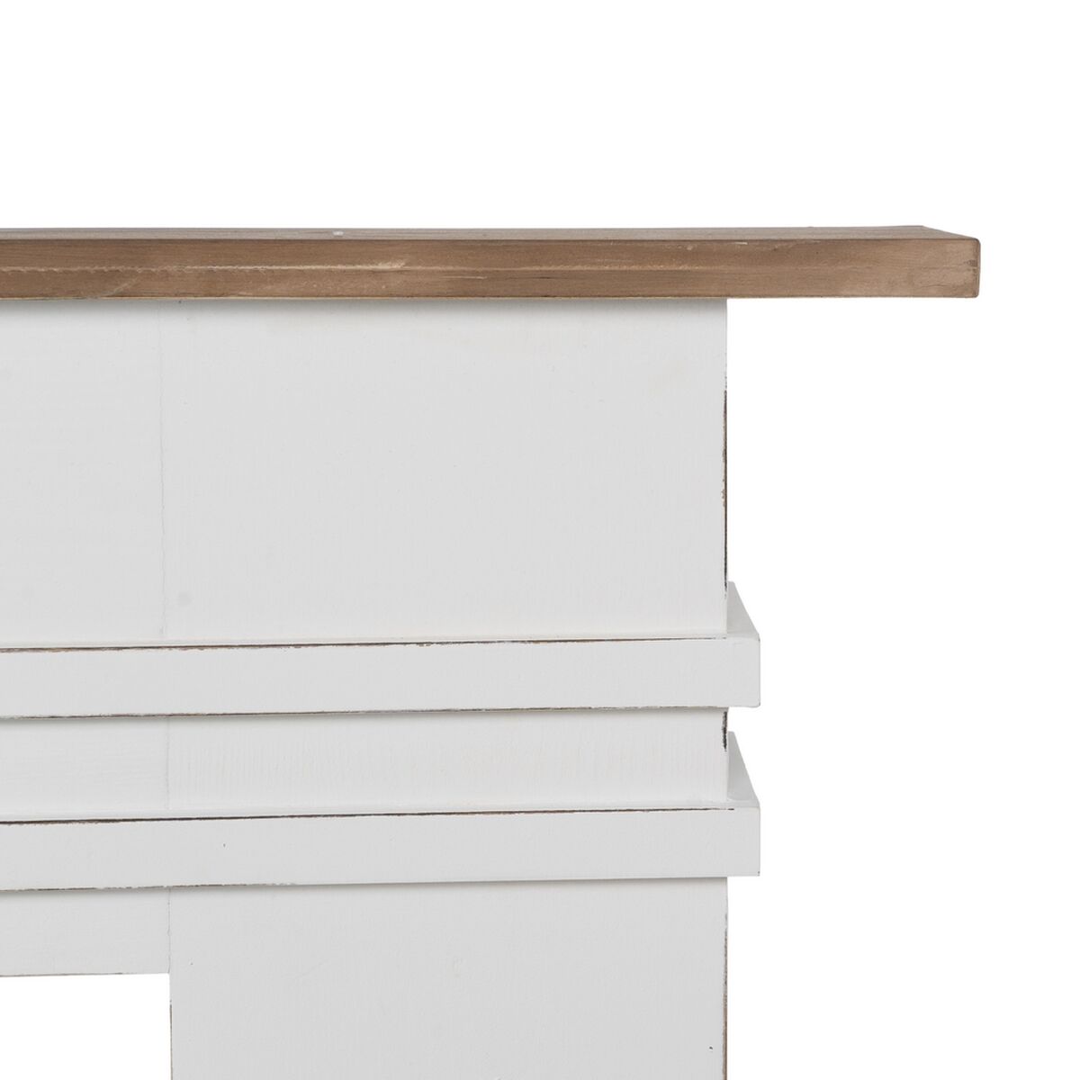 Öppen spis Granträ Trä MDF 108 x 20 x 100 cm - 4