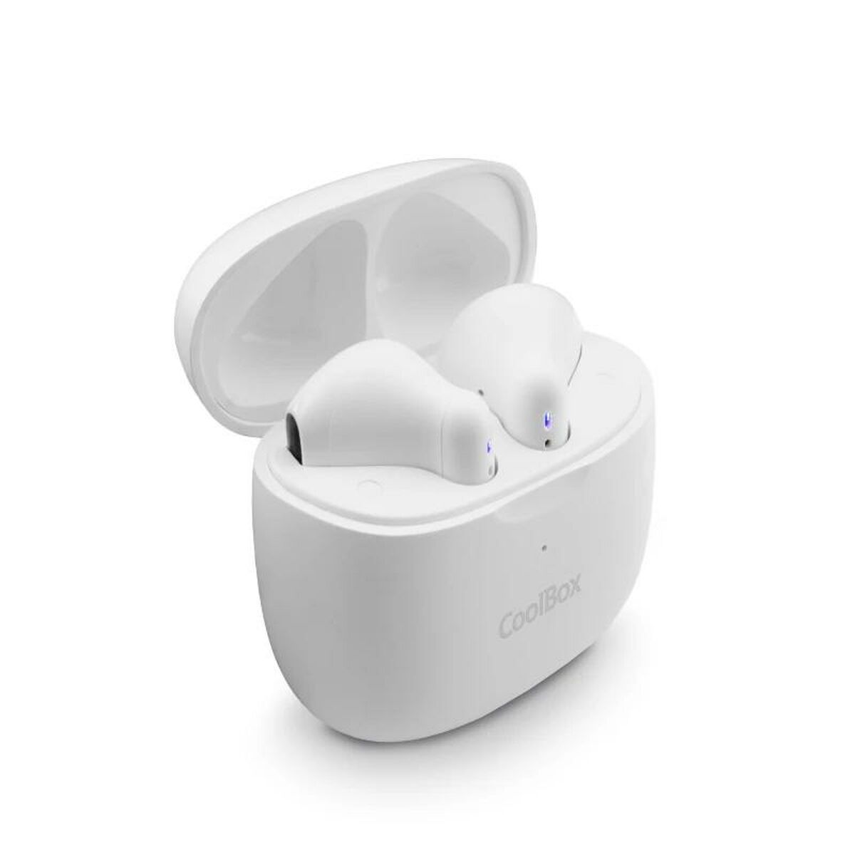 Hörlurar med Mikrofon CoolBox COO-AUB-TWS01 Vit - 3
