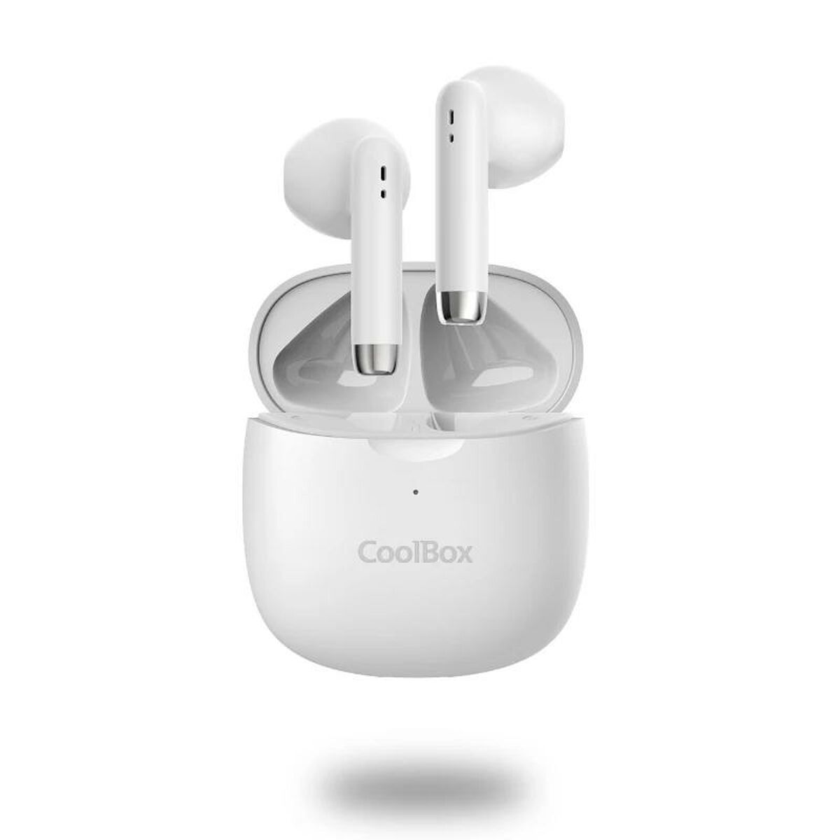 Hörlurar med Mikrofon CoolBox COO-AUB-TWS01 Vit - 2