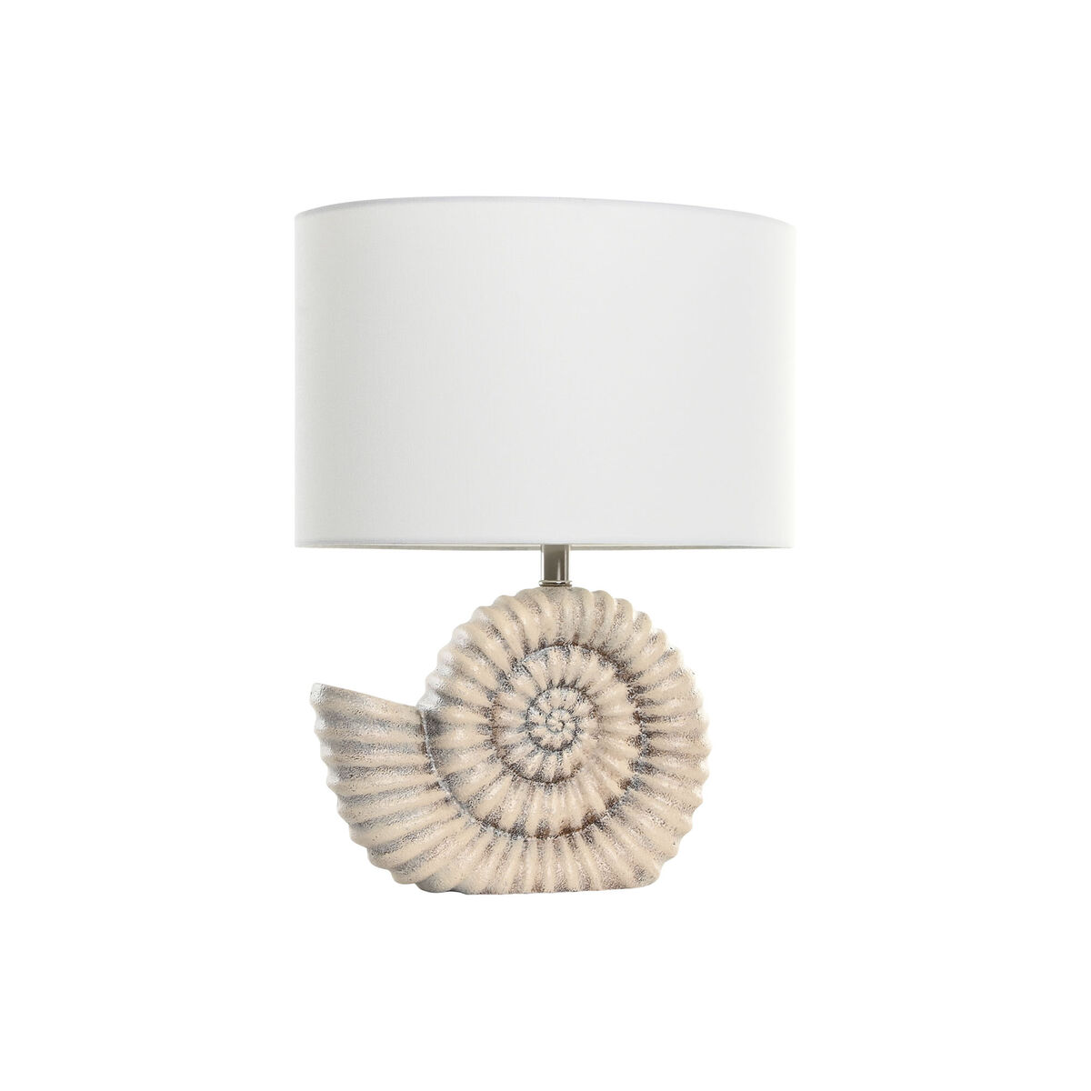 Bordslampa Home ESPRIT Vit Beige
