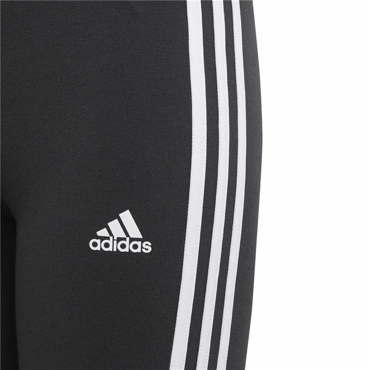 Sport-leggings, Barn Adidas Essentials 3 Stripes Svart - 3