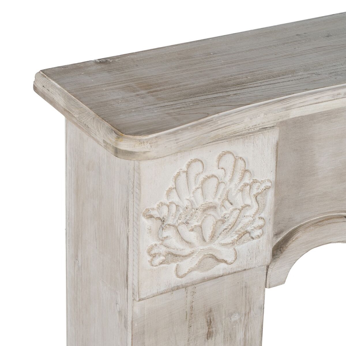 Öppen spis Beige Granträ Trä MDF 116 x 20 x 102 cm - 7