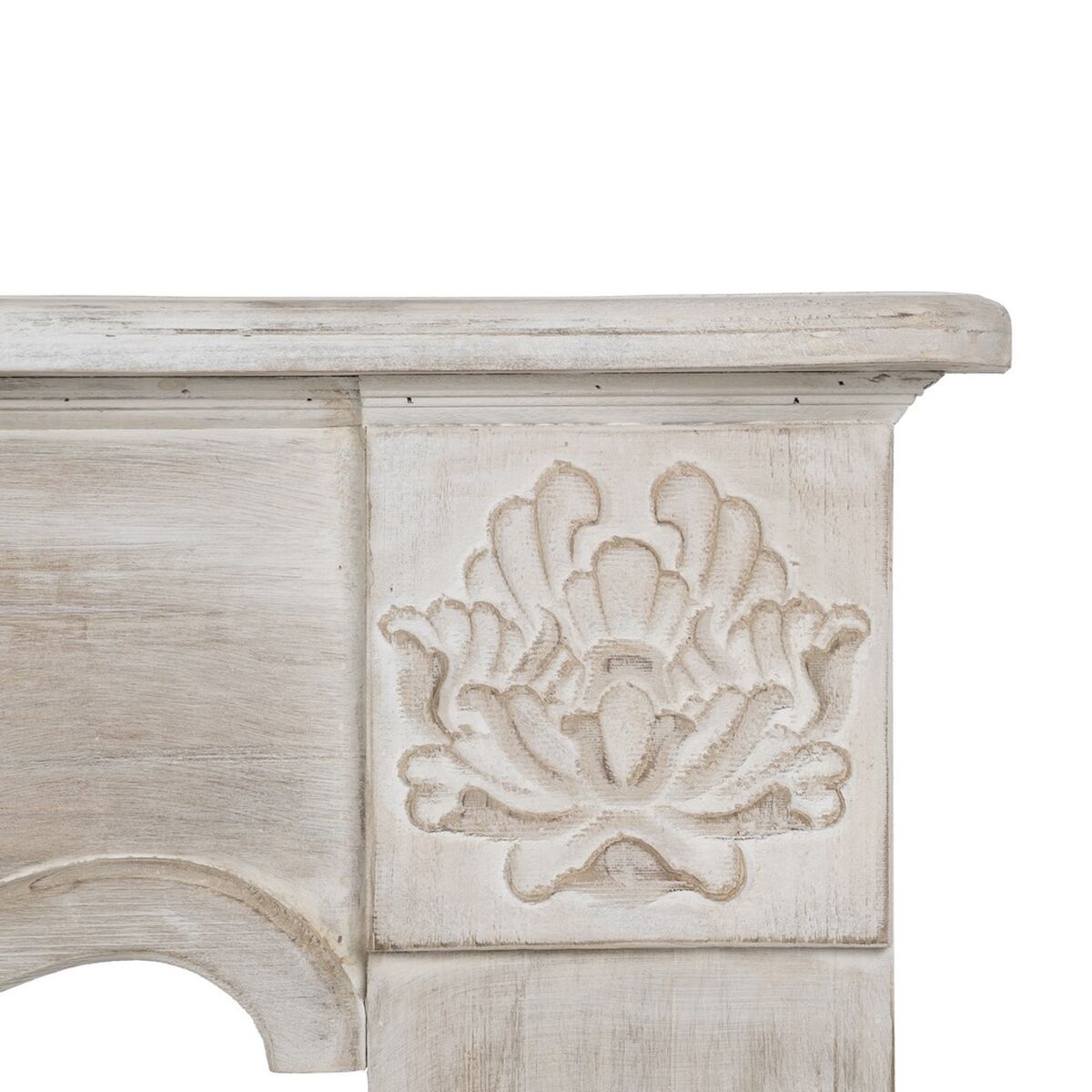 Öppen spis Beige Granträ Trä MDF 116 x 20 x 102 cm - 4