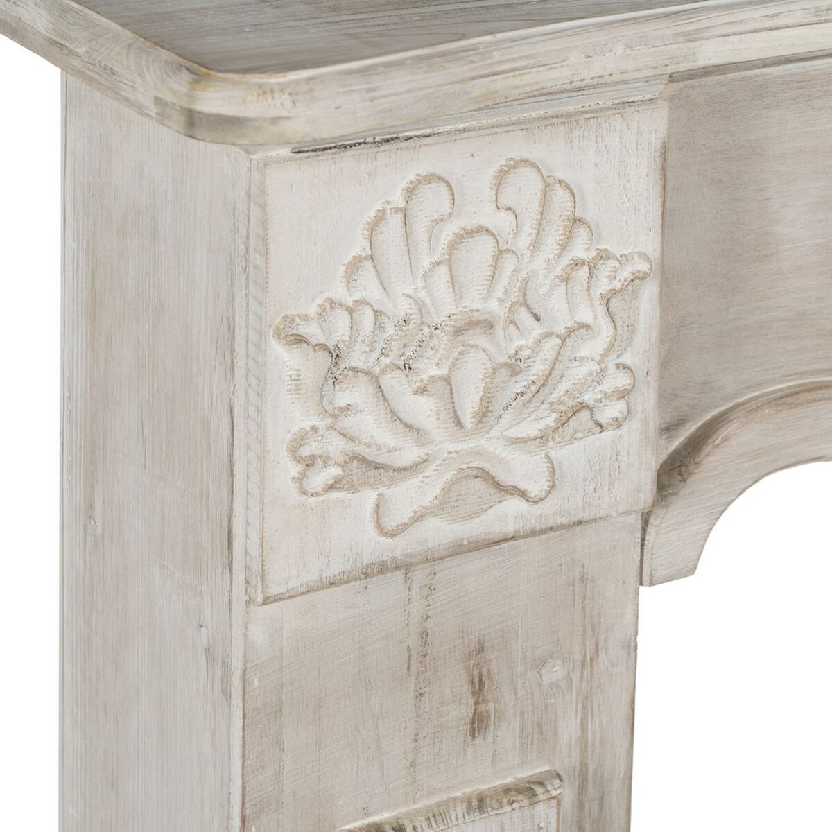 Öppen spis Beige Granträ Trä MDF 116 x 20 x 102 cm - 5