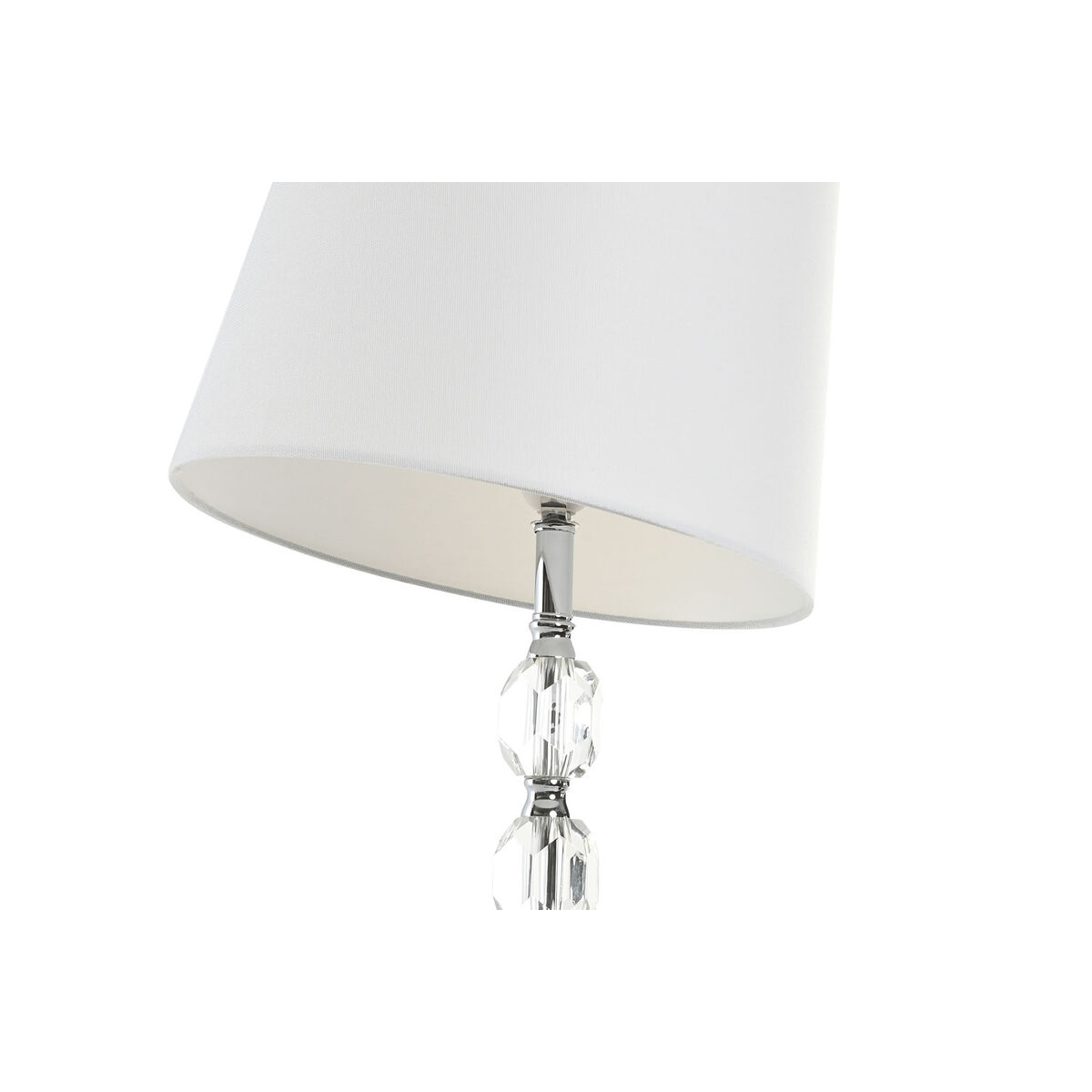 Golvlampa Home ESPRIT Vit Silvrig 50 W 220 V 35 x 35 x 150 cm (3 Delar) - 8