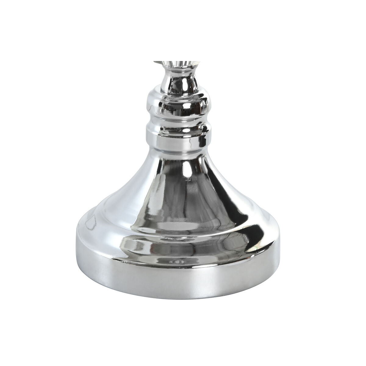 Golvlampa Home ESPRIT Vit Silvrig 50 W 220 V 35 x 35 x 150 cm (3 Delar) - 7