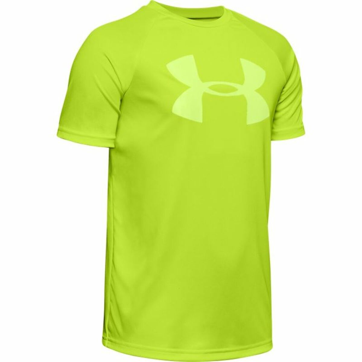 T-shirt med kortärm Barn Under Armour Tech Big Logo Gul - 3