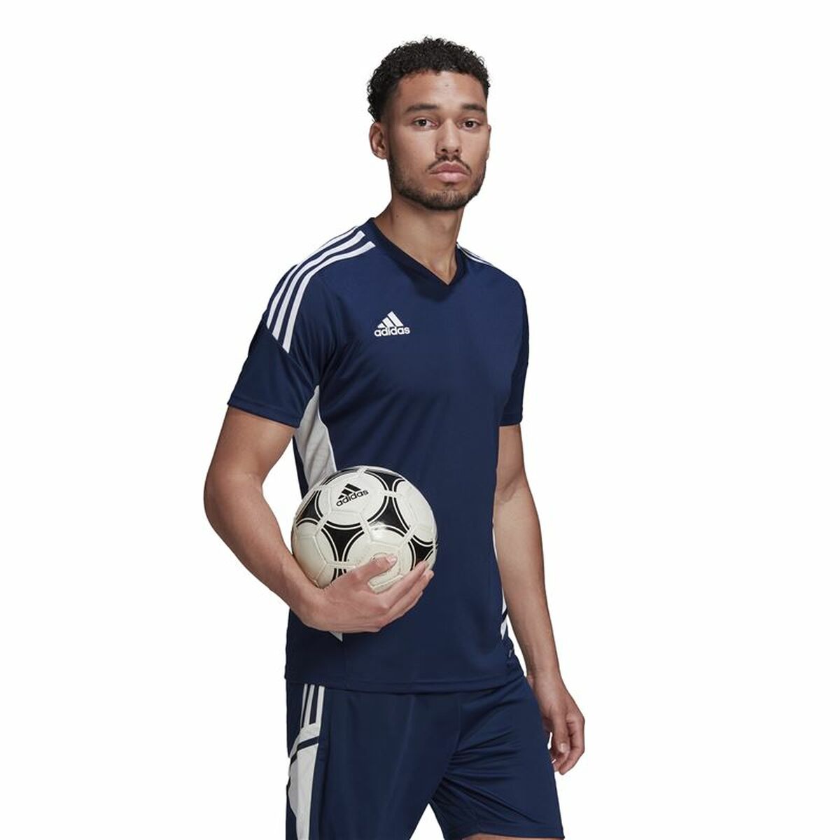 Kortärmad fotbollströja för herrar Adidas Con22 Blå - 5