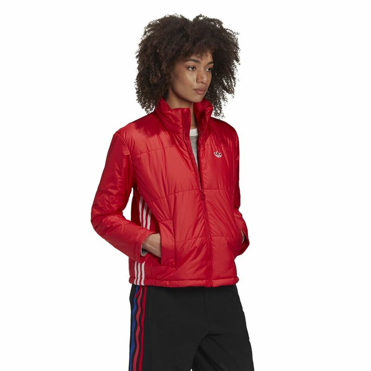 Sportjacka, Dam Adidas Originals Puffer Röd - 4