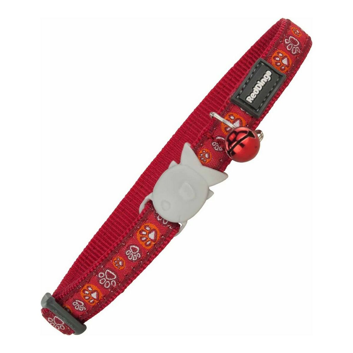 Katt krage Red Dingo Style Röd 20-32 cm Djurens fotspår - 3