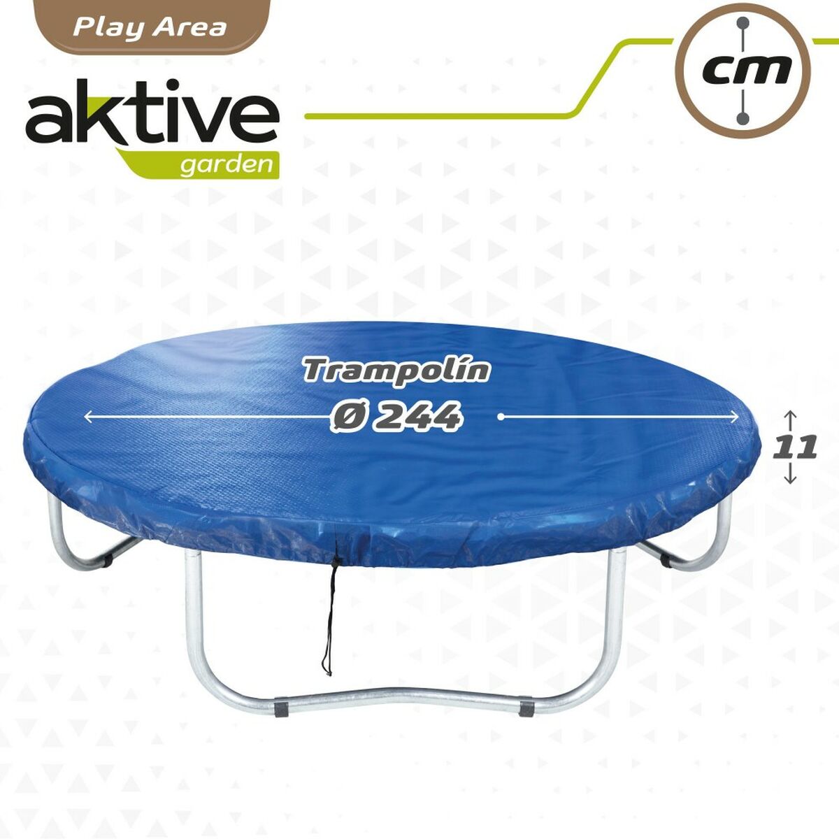 Skyddspresenning Aktive Elastisk säng Blå Ø 244 cm (6 antal) - 14