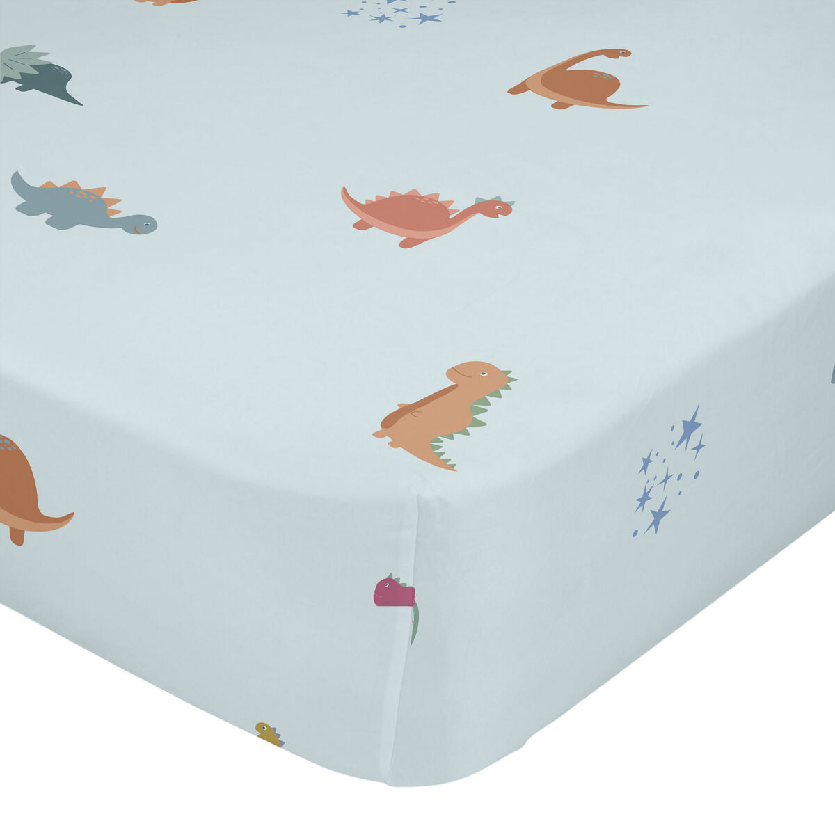 Underlakan HappyFriday Multicolour 90 x 200 x 32 cm Dinosaurier - 4