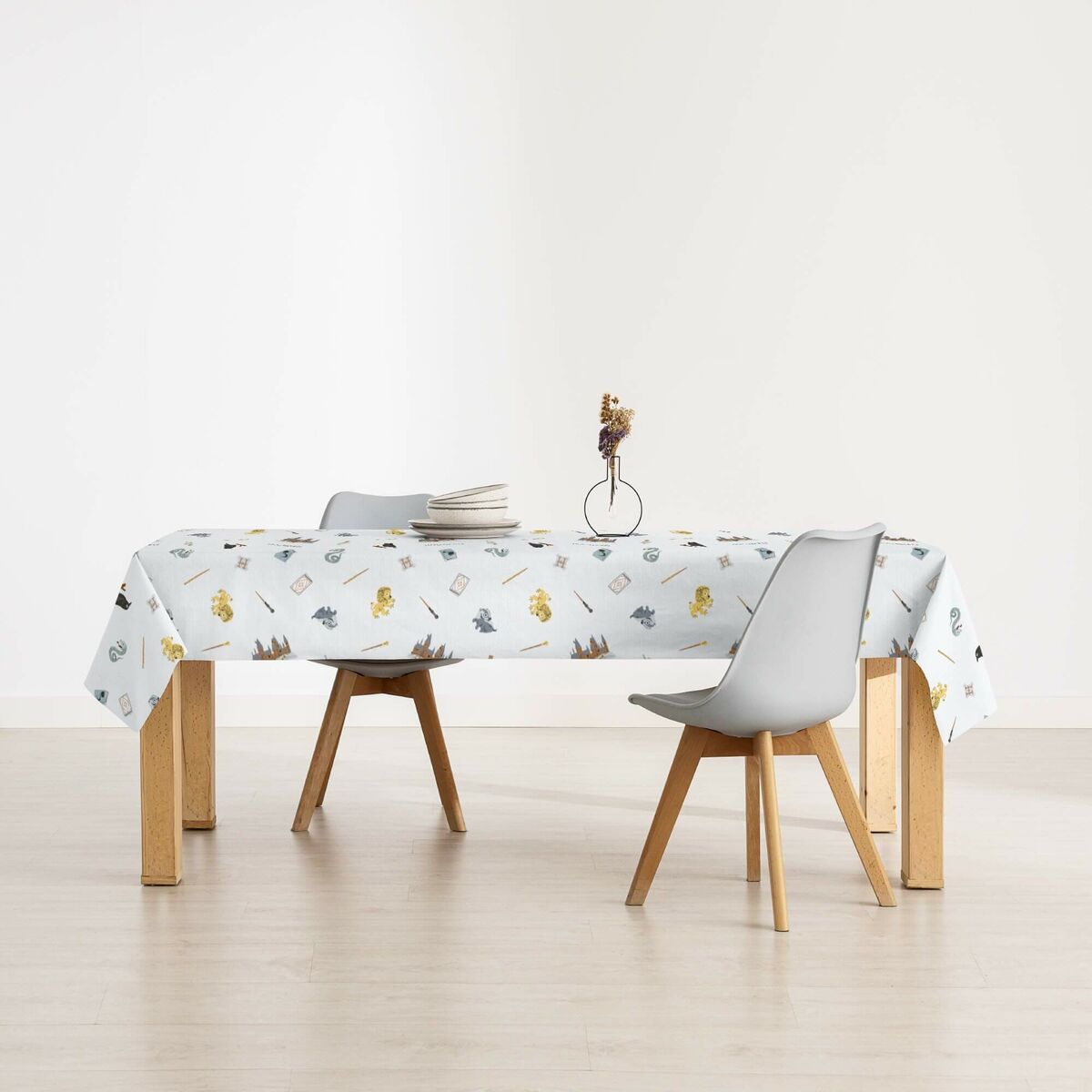 Fläckresistent bordsduk i harts Harry Potter Childish Hogwarts Multicolour 200 x 150 cm - 3