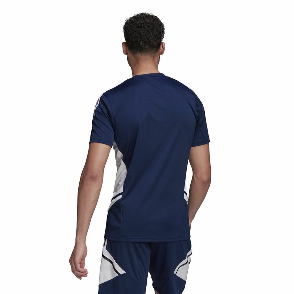 Kortärmad fotbollströja för herrar Adidas Con22 Blå - 4