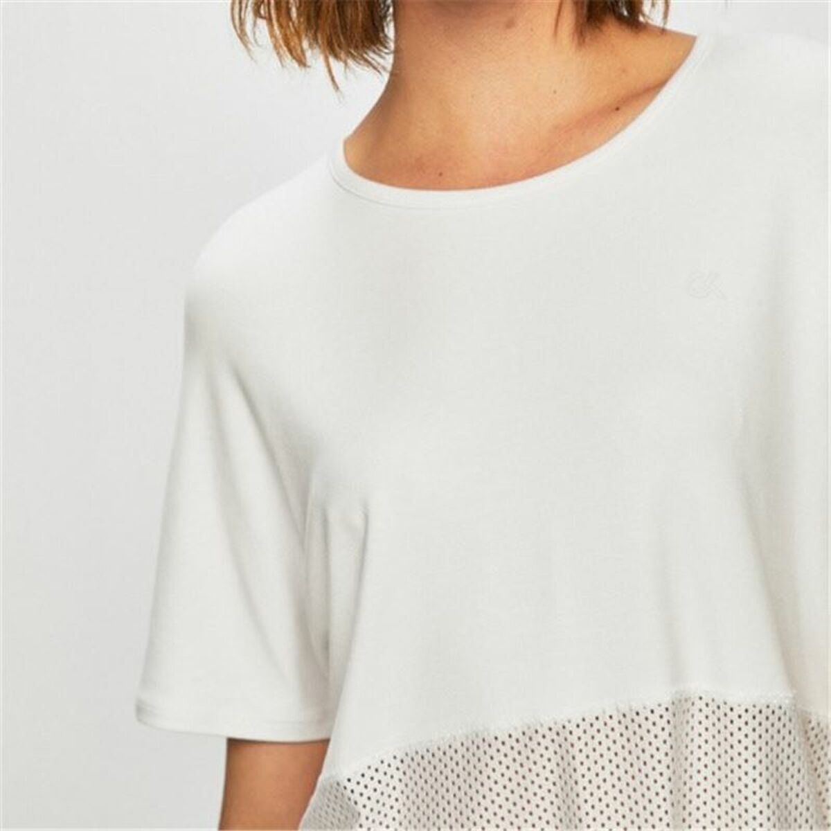T-shirt med kortärm Dam Calvin Klein Tank Vit - 6