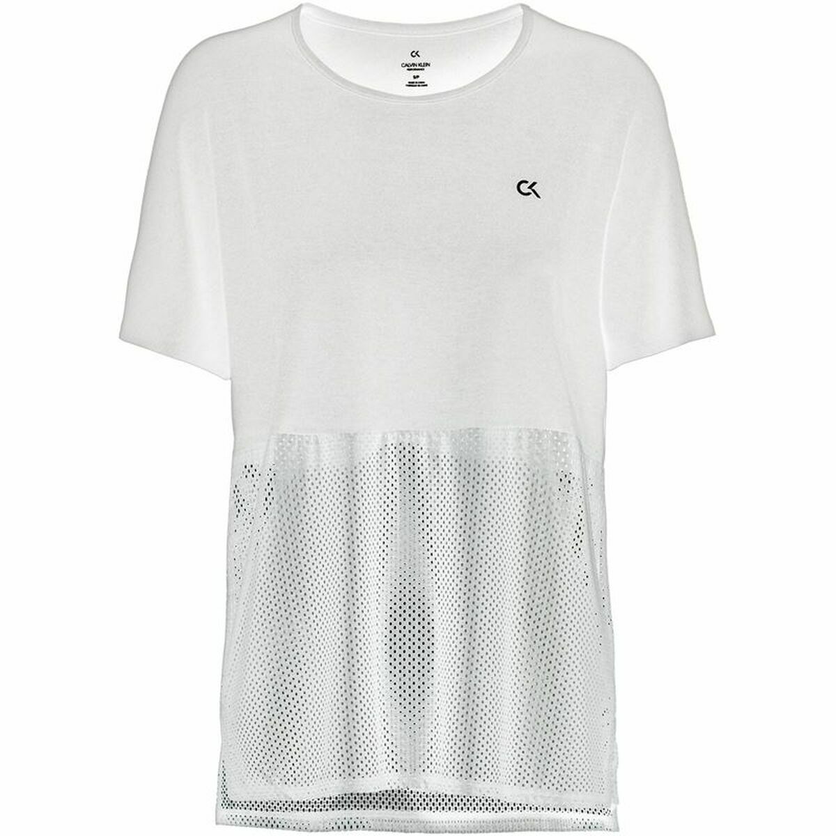 T-shirt med kortärm Dam Calvin Klein Tank Vit - 2