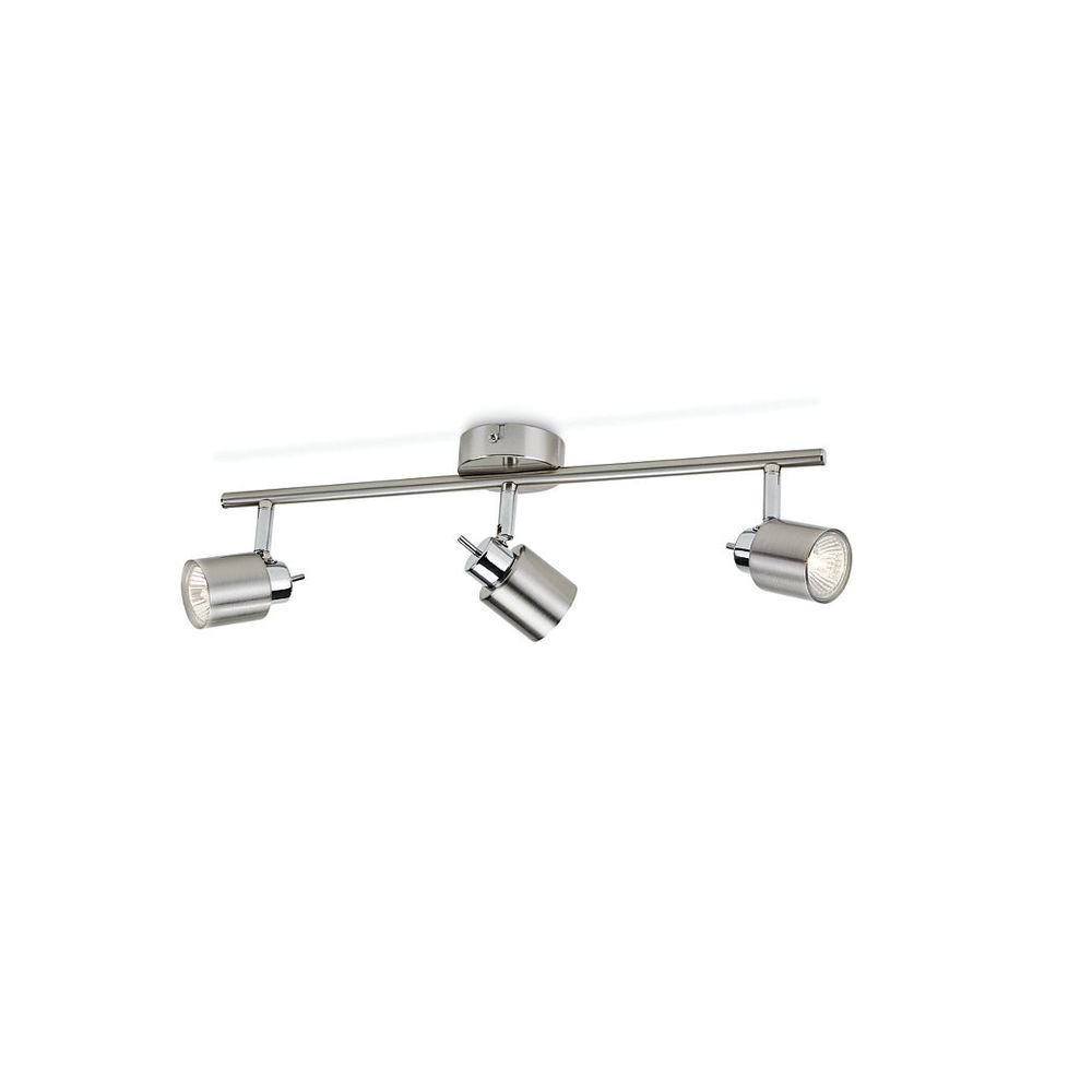 Taklampa Philips Foco Silvrig Metall 10 x 49 x 15,5 cm GU10 3 - 2