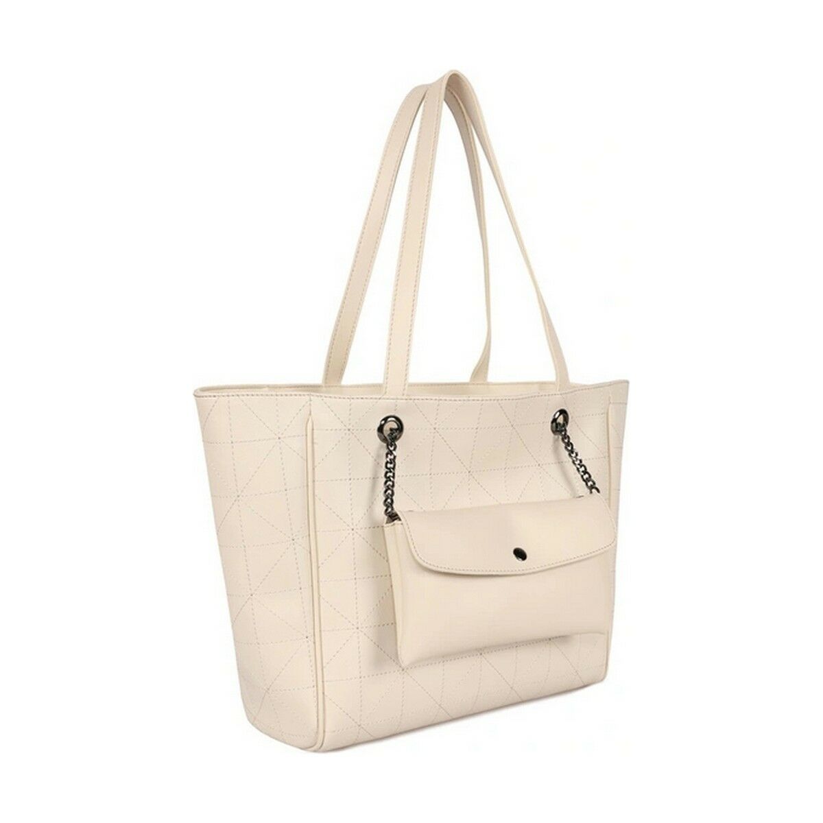 Damväska Laura Ashley RELIEF-QUILTED-CREAM Kräm 30 x 30 x 10 cm - 2