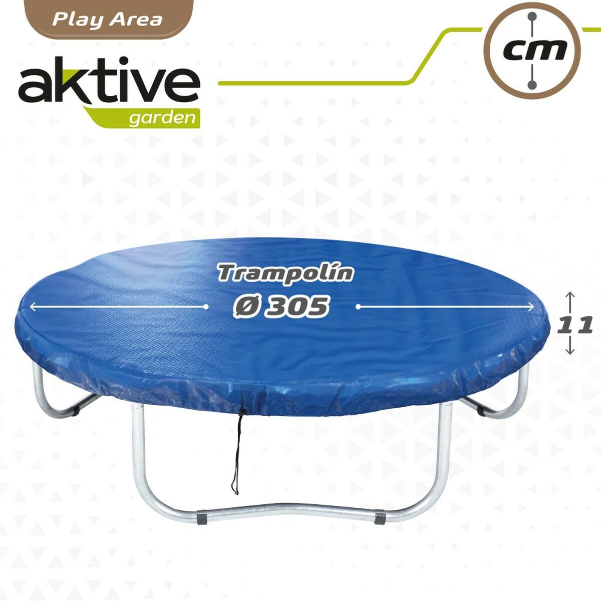 Skyddspresenning Aktive Elastisk säng Blå Ø 305 cm (6 antal) - 14