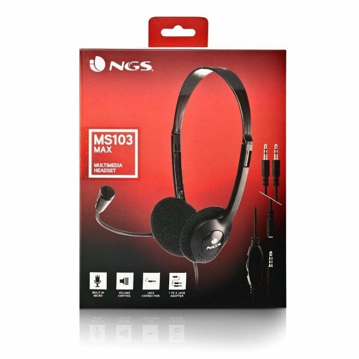 Hörlurar med Mikrofon NGS MS103MAX Svart - 3