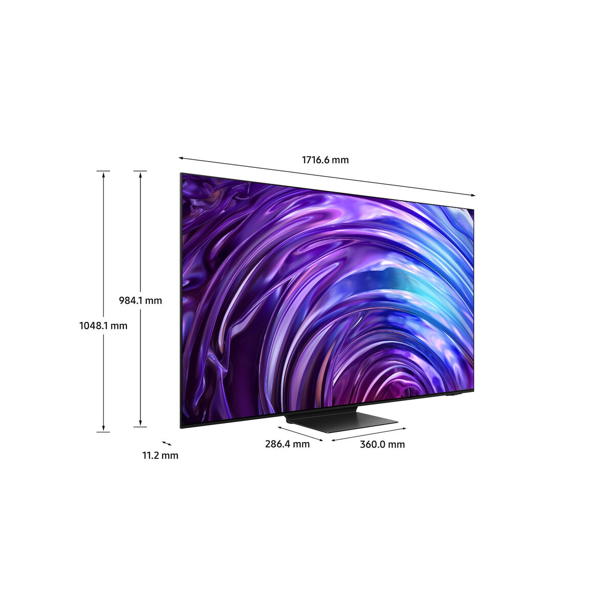 Smart TV Samsung TQ77S95DATXX 77 77" 4K Ultra HD LED HDR OLED QLED - 3