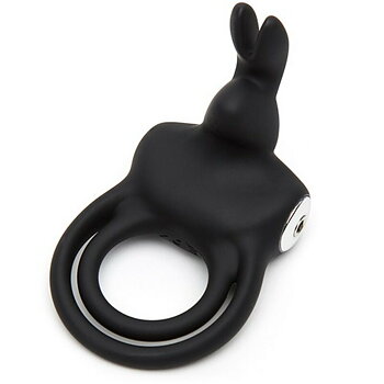 Ringvibrator Rabbit Love Happy Rabbit 06500 Svart