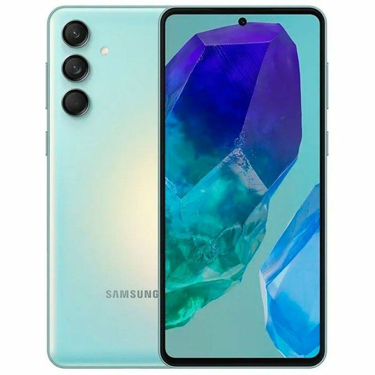 Smartphone Samsung Galaxy M55 Octa Core 8 GB RAM 128 GB Grön 6,7"