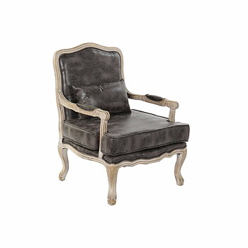 Fåtölj DKD Home Decor Brun Naturell 70 x 66 x 94 cm