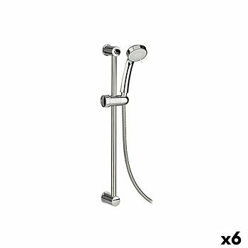 Duschpelare Berilo 9921317BC Silvrig Stål Plast 18 x 8 x 72,5 cm 3 Delar (6 antal)