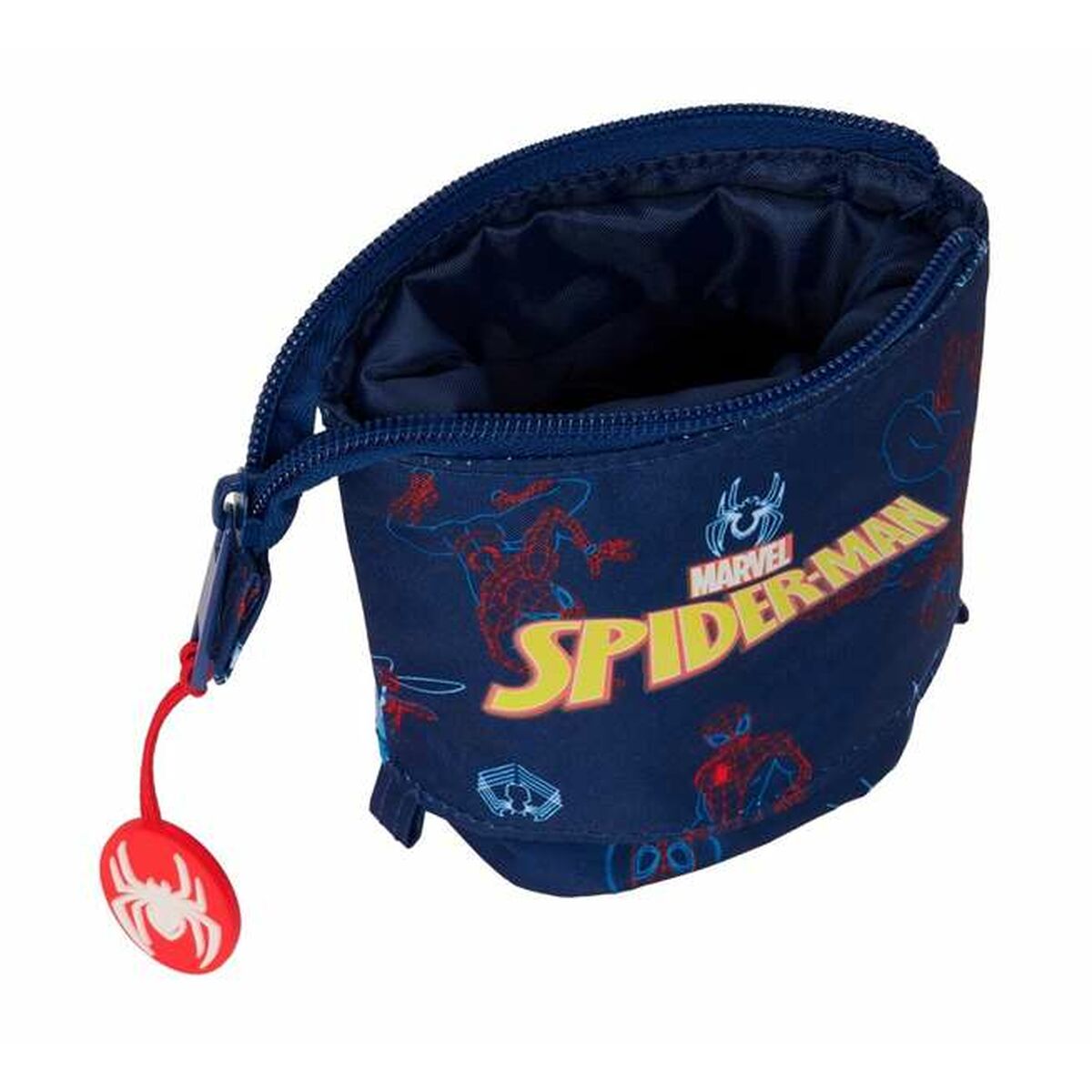 Bag Spider-Man Neon Marinblå 8 x 19 x 6 cm - 2