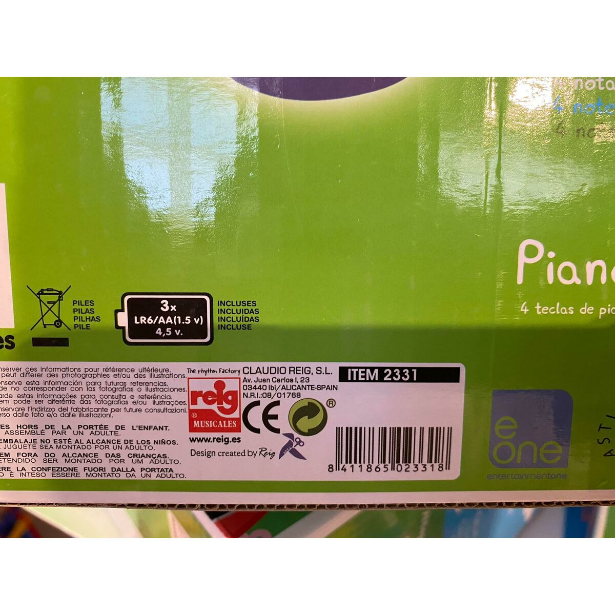 Musikalisk Leksak Peppa Pig Markkabeltelefon Peppa Pig Blå - 3