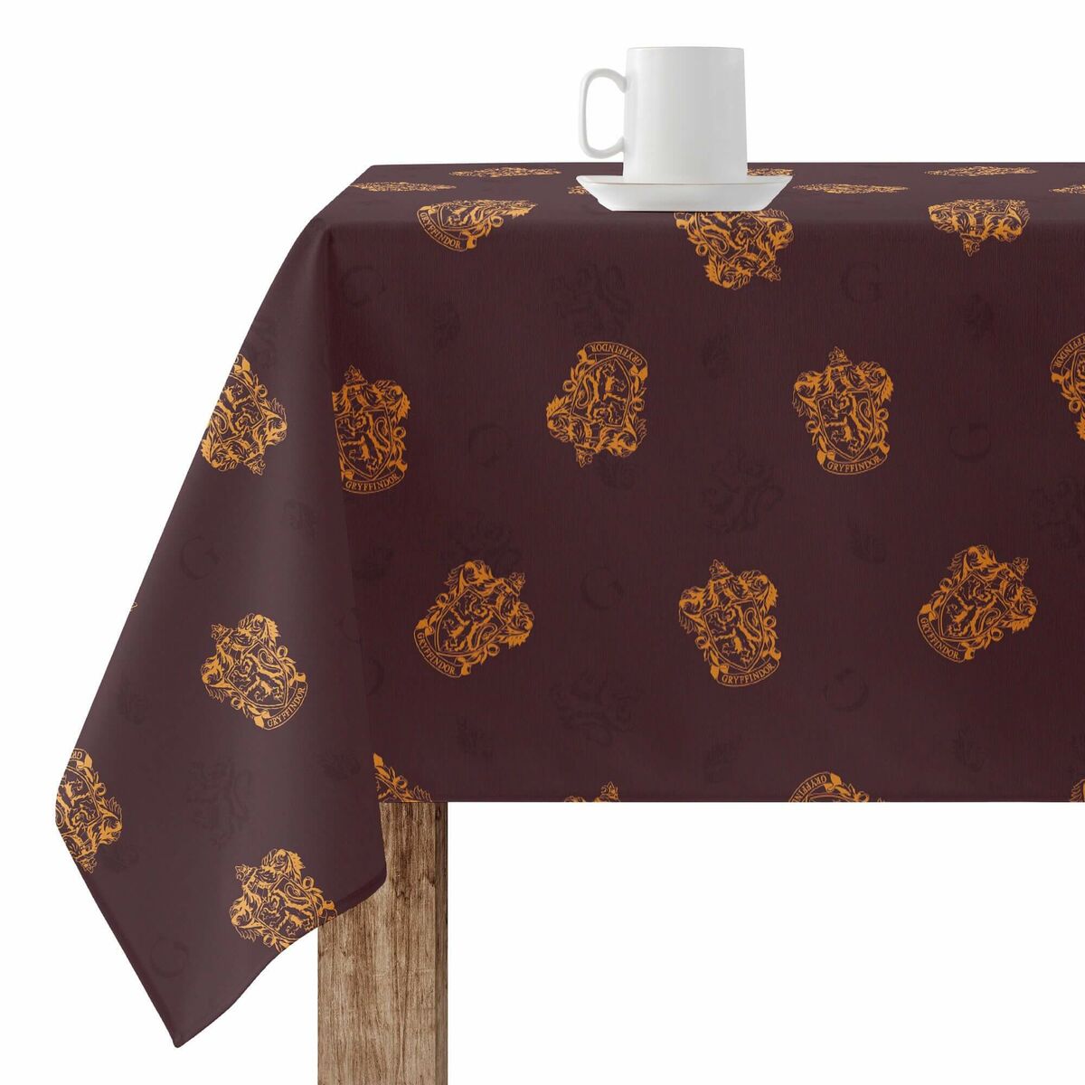 Fläckresistent bordsduk i harts Harry Potter Gryffindor Multicolour 300 x 150 cm