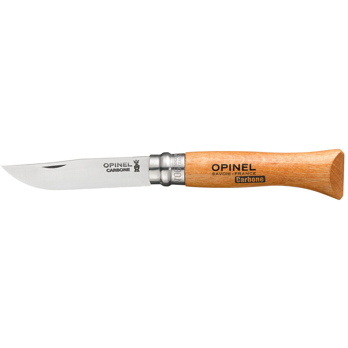 Pennkniv Opinel Nº6 Kolstål bokträ 7 cm