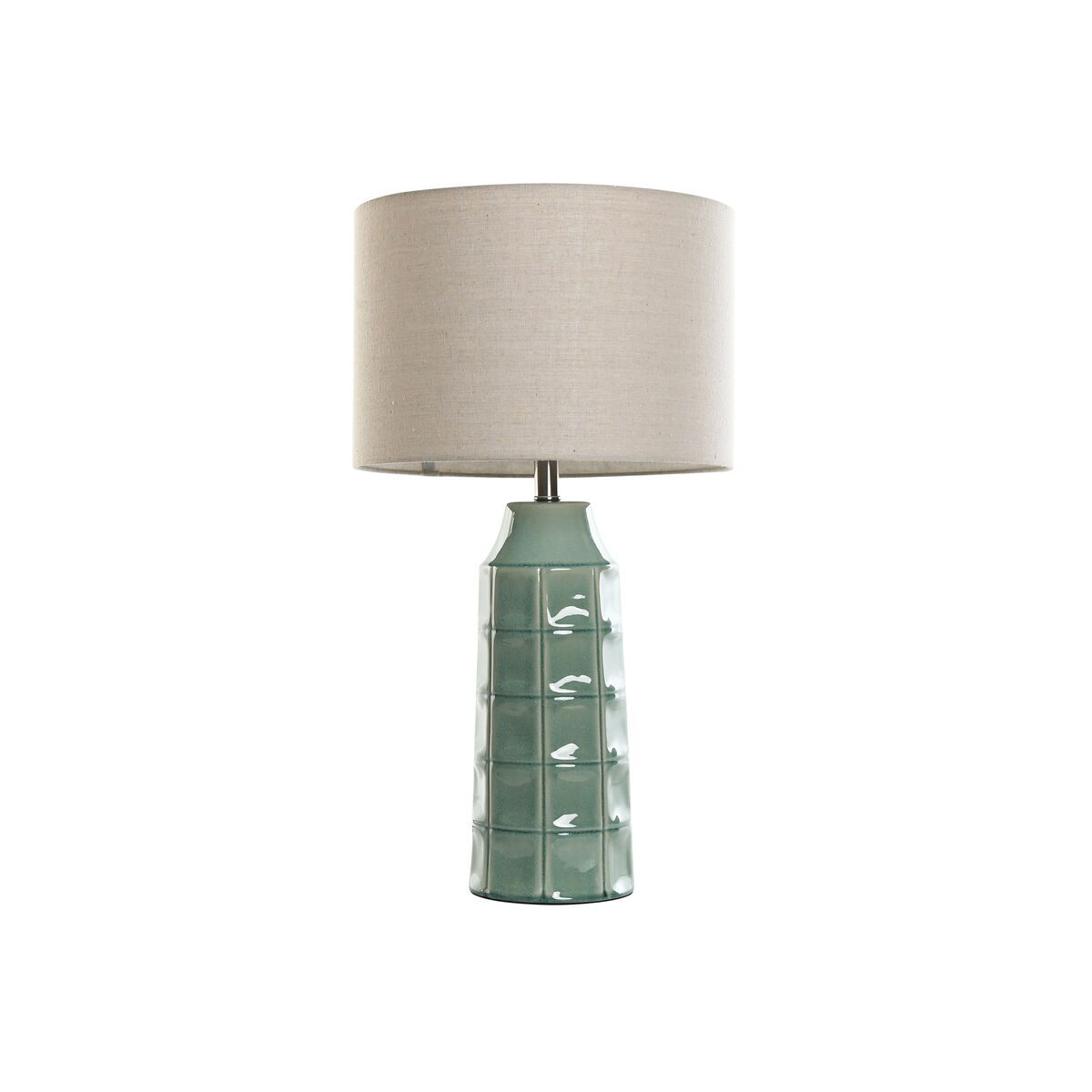 Bordslampa Home ESPRIT Grön Beige 50 W 220 V