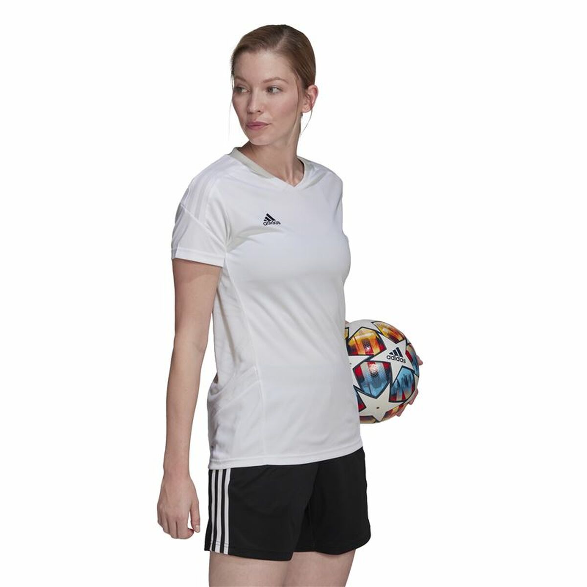 Fotbollströja Adidas Con22 Vit - 5