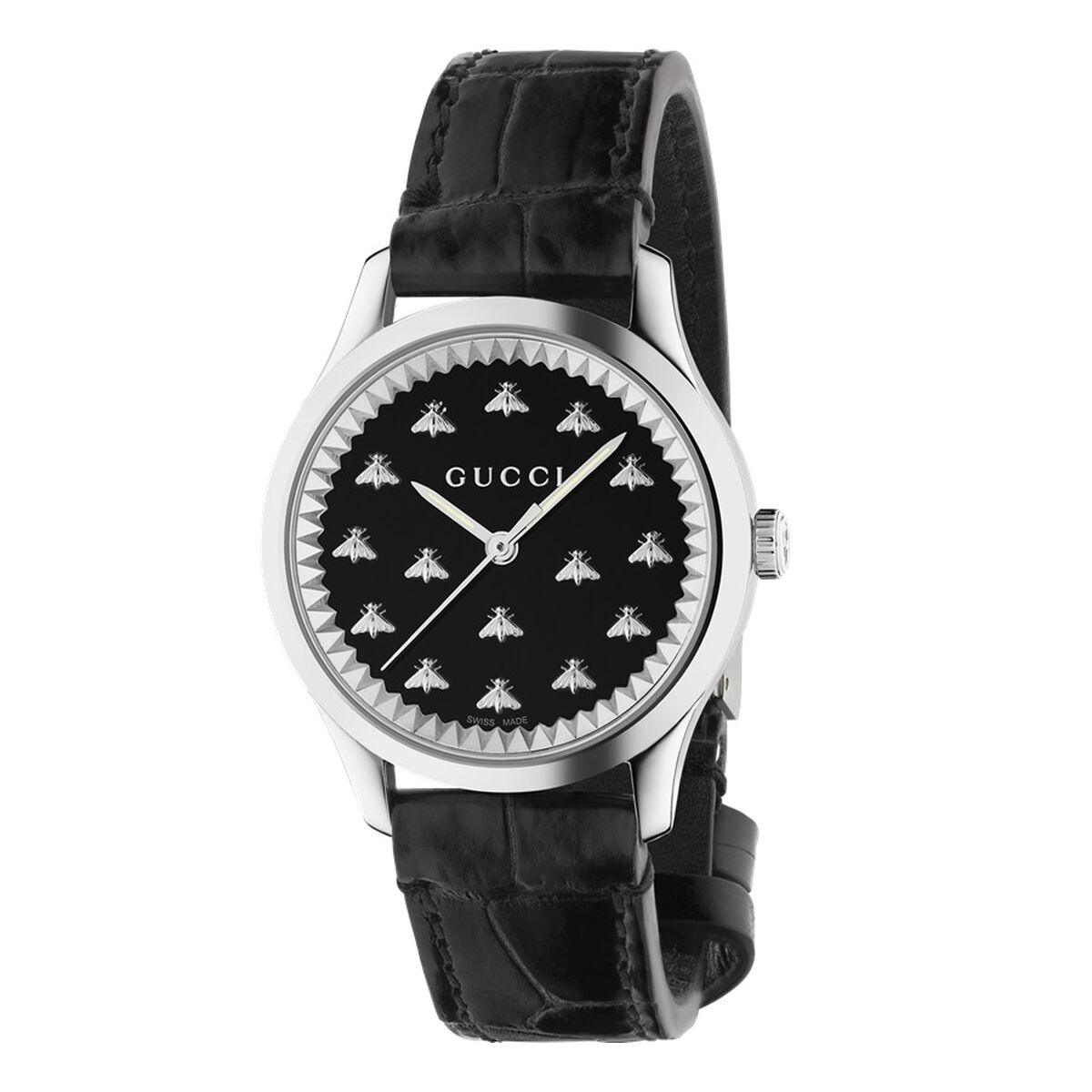 Damklocka Gucci YA1265055 Svart