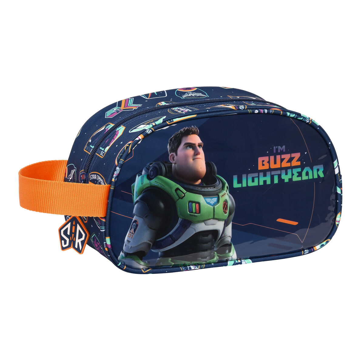 Skolnecessär Buzz Lightyear Marinblå 26 x 15 x 12 cm - 4