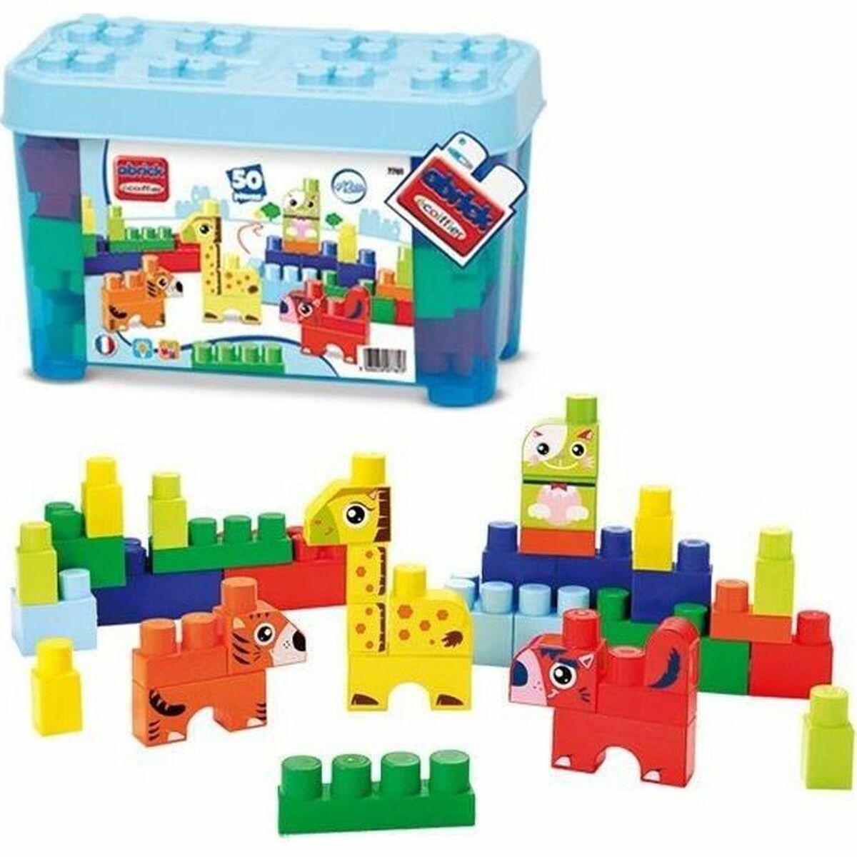 Byggsats Ecoiffier Barrel Animals 50 Delar - 2