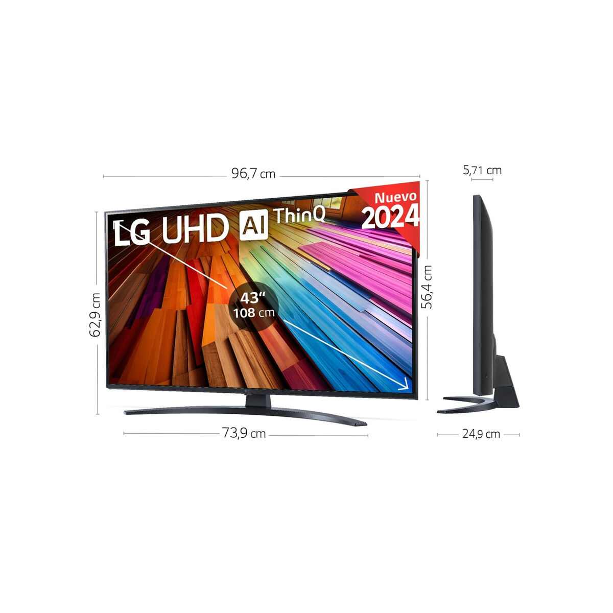 Smart TV LG 75UT81006LA  75 75" 4K Ultra HD LED HDR D-LED LCD - 6