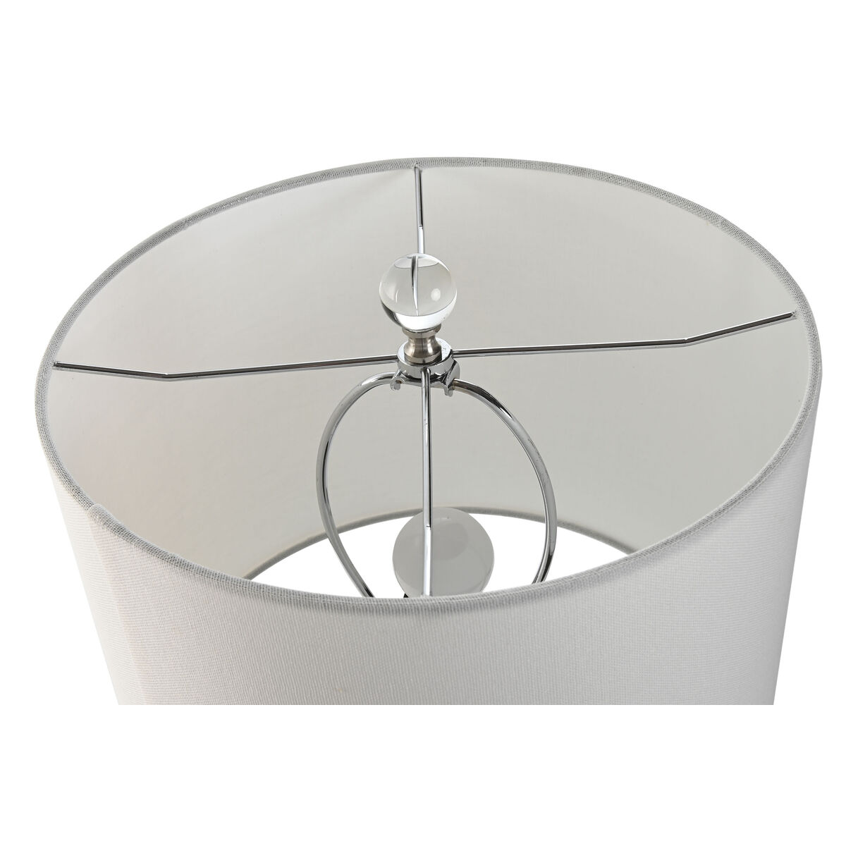 Bordslampa Home ESPRIT Vit Himmelsblå 50 W 220 V - 5
