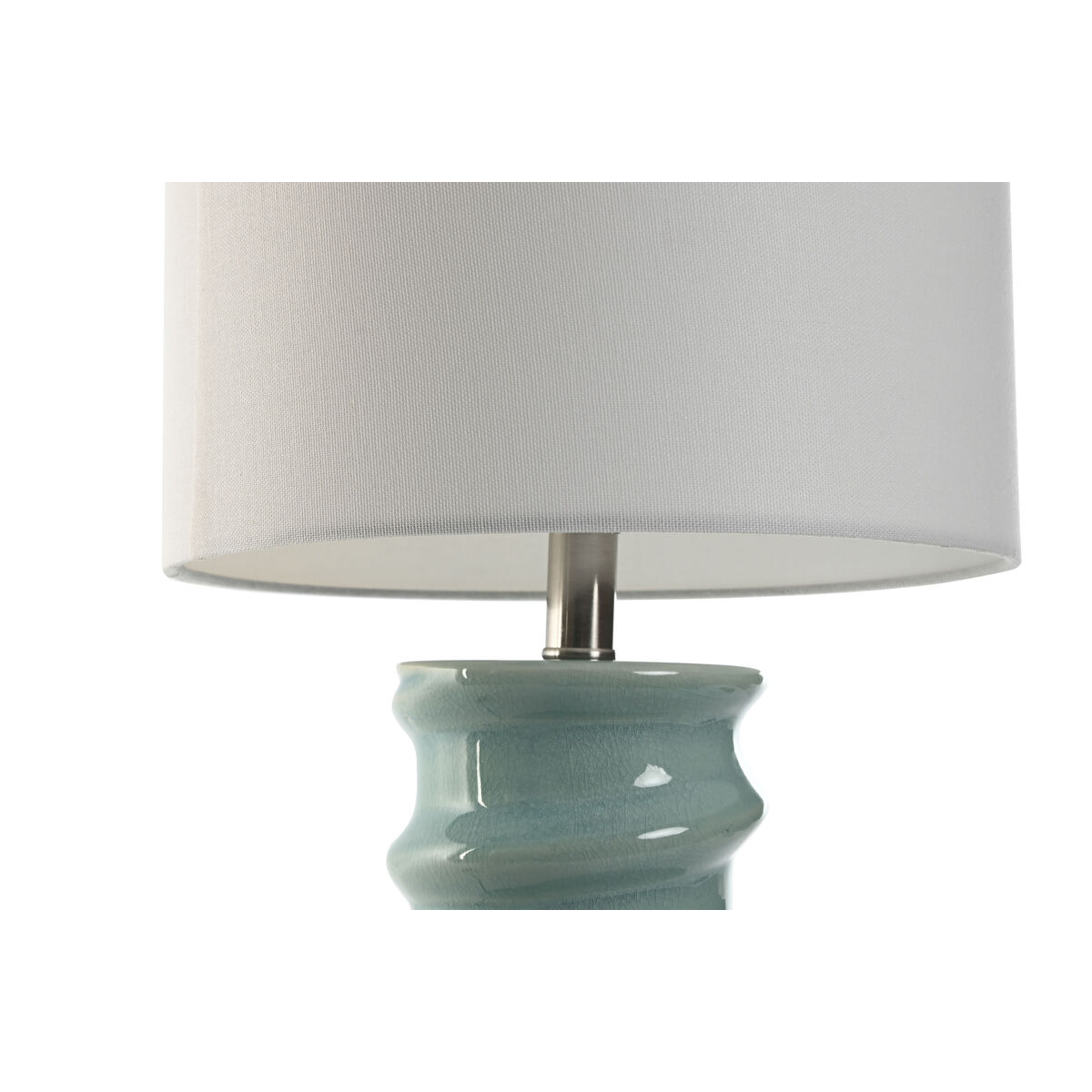 Bordslampa Home ESPRIT Vit Himmelsblå 50 W 220 V - 3
