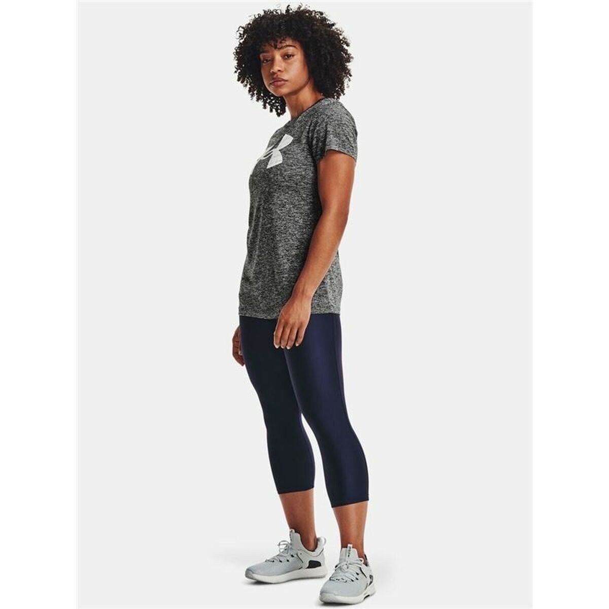 T-shirt med kortärm Dam Under Armour Tech Twist Grå - 5