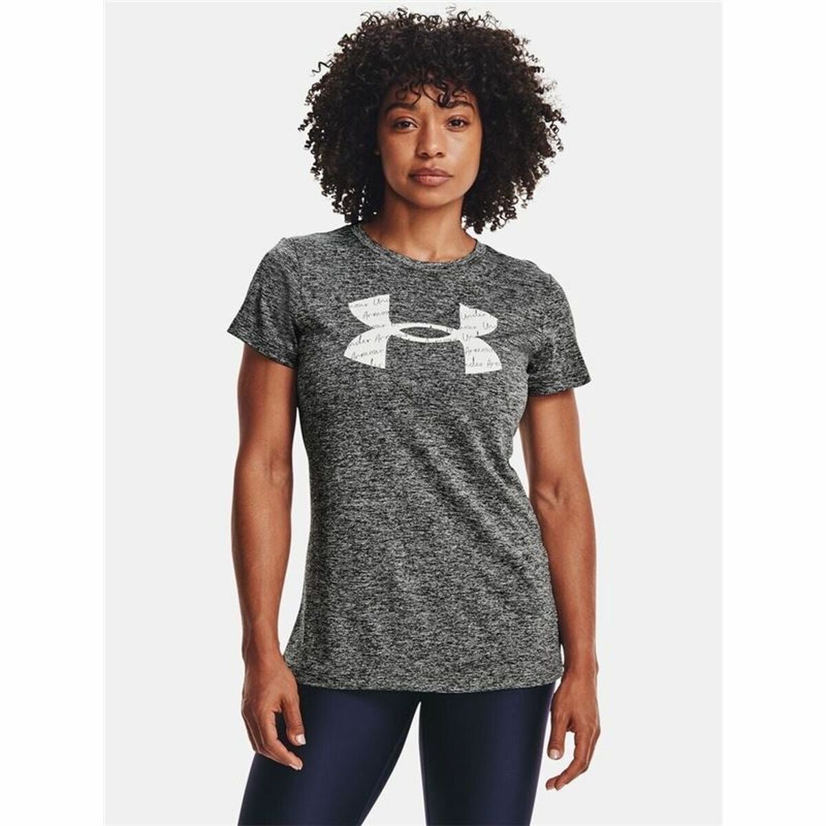 T-shirt med kortärm Dam Under Armour Tech Twist Grå - 3