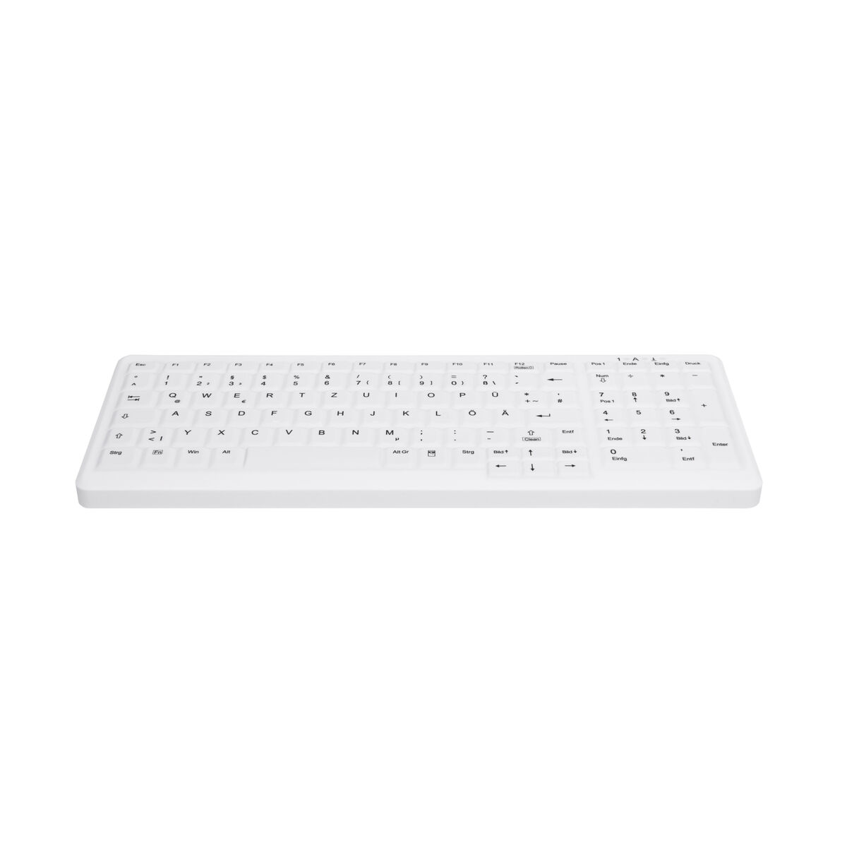Tangentbord Cherry AK-C7000 Vit Tyska QWERTZ (Renoverade B)