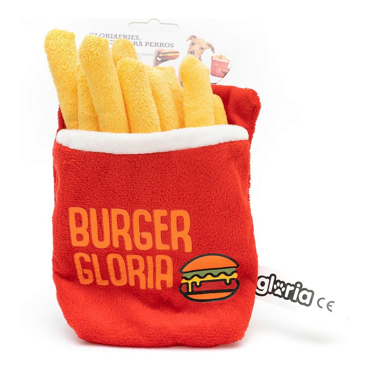 Mjuk leksak för hundar Gloria Pommes frites - 5